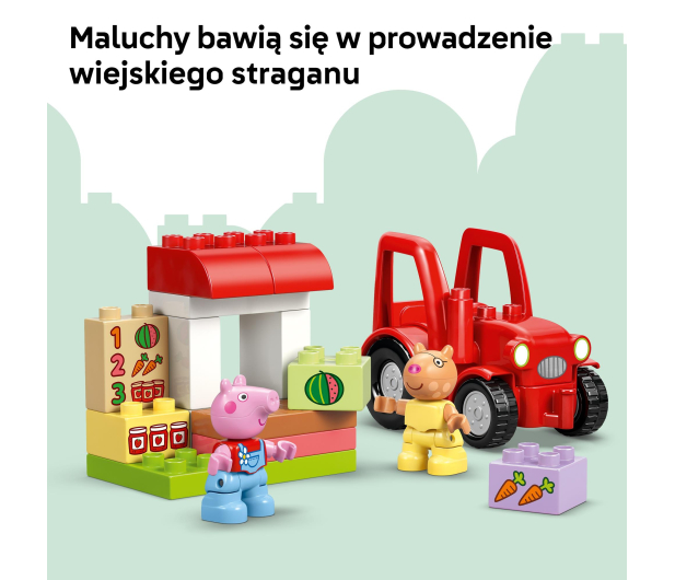 LEGO DUPLO 10468 Peppa Ciągnik i rynek - 1489541 - zdjęcie 6